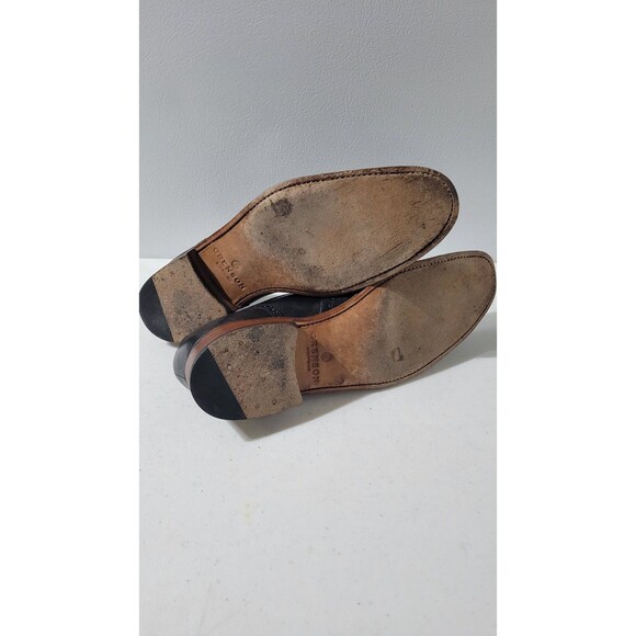 Grenson Grain  5252 450 Leather Black Shoes Mens Sz 9 F